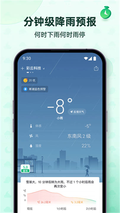 彩云天气预报软件截图